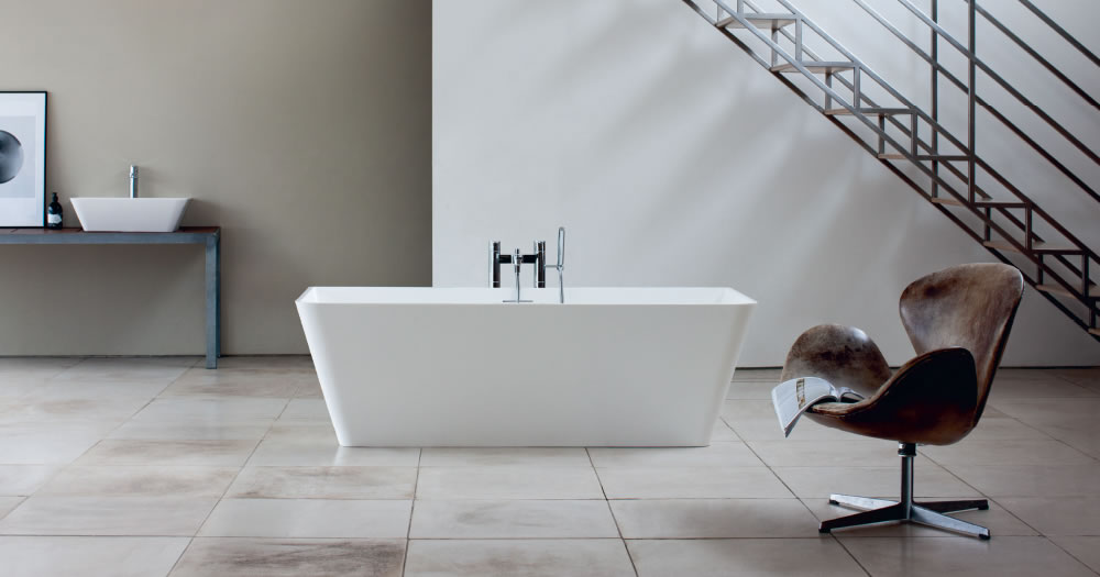 Spacious handmade baths